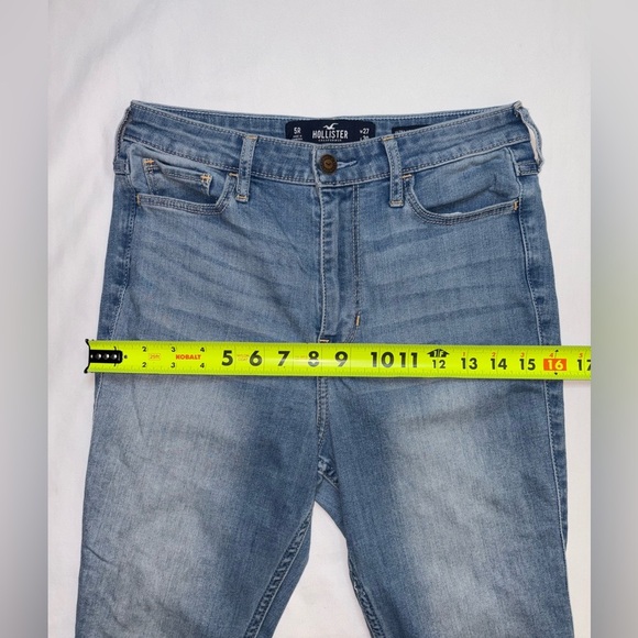 Hollister Size 27 Light Wash Ultra High Rise Super Skinny Jeans - Picture 3 of 10